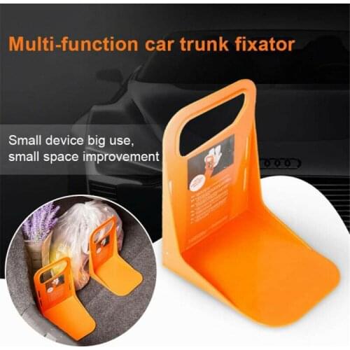 1PC Car Trunk Fixed Baffle Storage Protection Stayhold Drink Food Holder Storage Box Article Goods Fixed Partition For Car Trunk