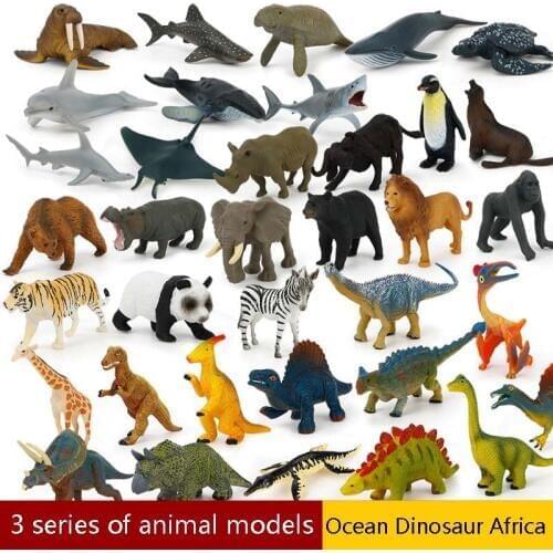 12pcs/set simulation Animal World Zoo Model Figure Action Toy Set Cartoon Simulation Animal Lovely Plastics Collection Toy