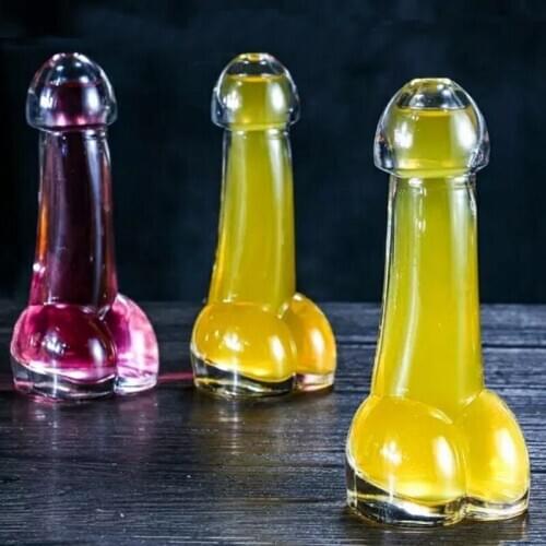 2Pcs Wine Glasses Cocktail Cup Creative Bar Glass Cup Personalized Drink Beer Juice Cup Heat Resistant Whiskey Tumbler Cups