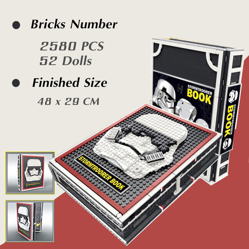 2480PCS 52 Stormtrooper Figures The Bad Batch Star Space Wars Clone Figures Collection Book Building Blocks Bricks Kid Gift Toy