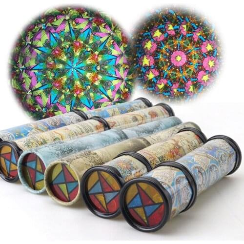 3 Kinds Large Scalable Rotating Kaleidoscopes Extended Rotation Adjustable Fancy Colored World Baby Toy Children Autism Kid Toy