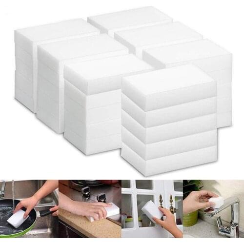 5Pcs/20Pcs Melamine Sponge Magic Sponge Eraser Multi-functional Cleaner For Kitchen Office Bathroom Nano Cleaning Spong 10x6x2cm