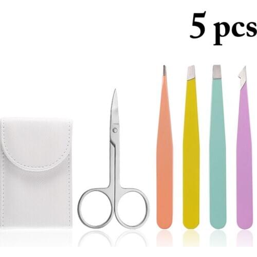 5PCS/6PCS Eyebrow Kit Fashion Professional Eyebrow Grooming Set Eyebrow Tool Eyebrow Remover Makeup Tool for Women Girls