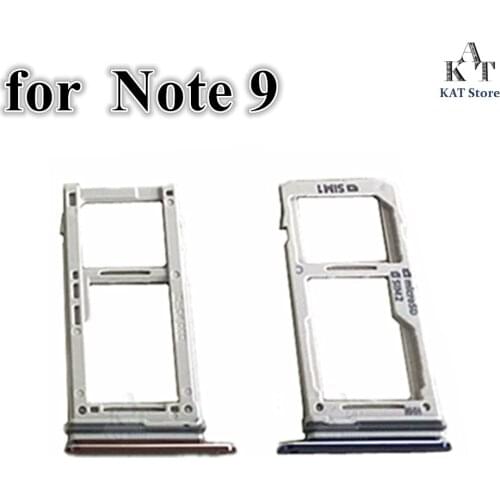 5Pcs Dual Single SIM Card Tray For Samsung Galaxy Note 9 Note9 N960 SIM Card Reader Tray Holder Slot +Eject Pin Replacement Part