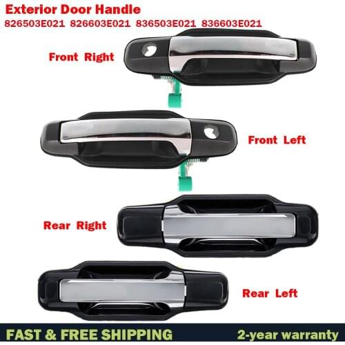 826503E021 Chrome LHD Front Rear Left/Right ABS Exterior Door Handle For Kia Sorento 2003-2009 826603E021 836503E021 836603E021
