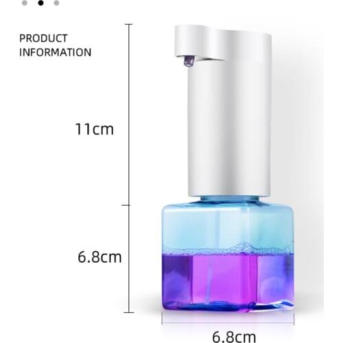 Foaming Soap Dispenser, Washbasin Easy Installation Soap Dispenser, Touchless Handsfree Foaming Soap Dish for Office