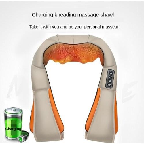 Electrical Shiatsu Massage Relaxation U Shape Back Neck Shoulder Body Massager Infrared Heated 4D Kneading Car/Home Massagem