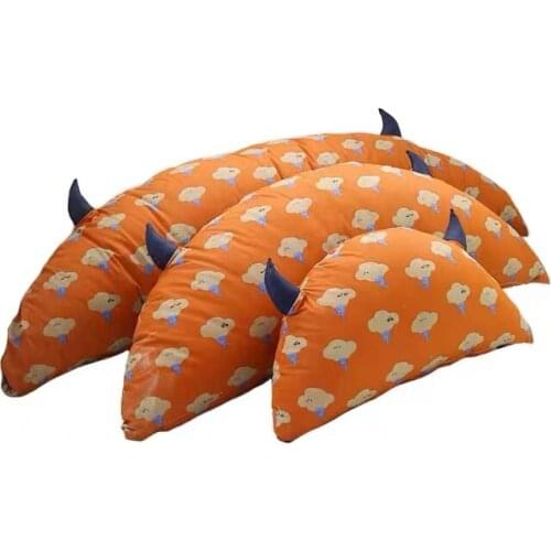 Little Devil Pillow Head Of Bed Long Cushion Cotton Removable Pillow Girl Heart Cotton Sofa Long Pillow
