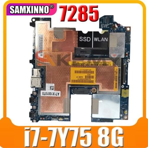 100% working For Dell OEM Latitude 7285 Tablet Motherboard i7-7Y75 8G 1.3GHz 8GB 05KN27 CN-05KN27 CAJ00 LA-E441P tested ok