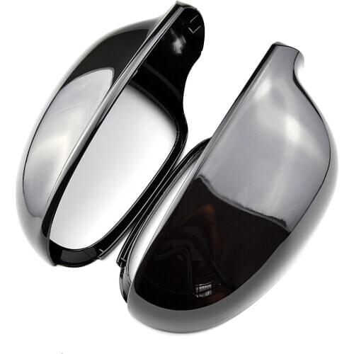 Fashion Bright black Mirror Cover Rearview Side Mirror Cap For VW Volkswagen Passat B6 R36 Golf 5 Jetta MK5