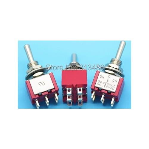 MTS-203 mini toggle switch 6 pin ON-OFF-ON