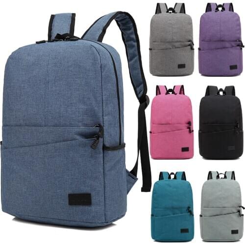 14 15 15.6 Inch Nylon Computer Laptop Notebook Backpack Bags Case School Backpack for Men Women Student