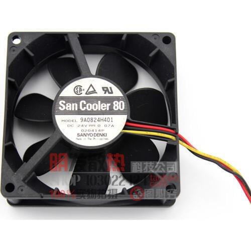 Original 9A0824H401 8025 24V 0.07A Cooling fan