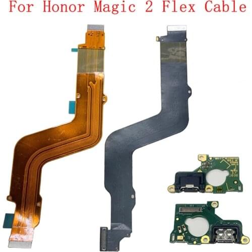 Original Charging USB Port Connector Board Flex Cable For Huawei Honor Magic 2 Main Board LCD Flex Cable Replacement Part