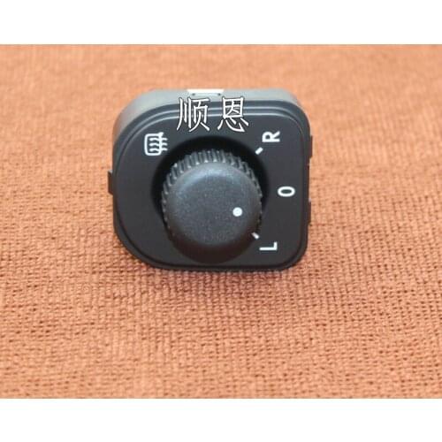 For Passat b7L CC Jette tiguan Golf 6 MK6 Reversing mirror switch Mirror knob switch With heating 5ND 959 565