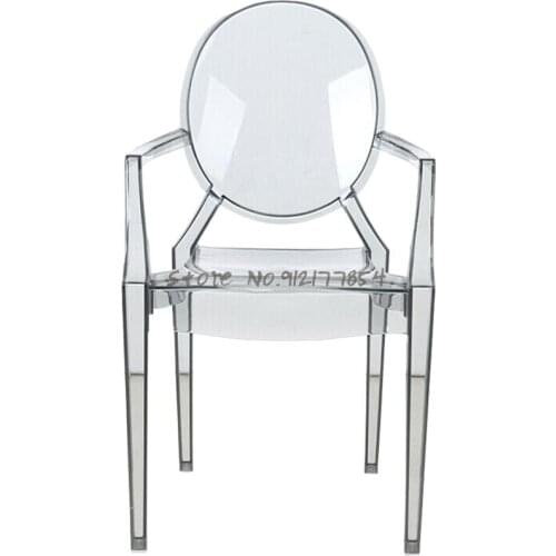 Nordic Transparent Chair Clothing Store Photograph Crystal Devil Ghost Elf Net Red European Dining Chair Plastic Acrylic