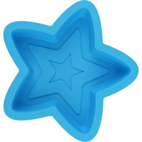 Silicone Cake Pan Pentagram Cake DIY Mould Pizza Birthday Cake Tray Bakeware Cake Mold Baking Pan Bread Pan Tray 9inch BIG Tray