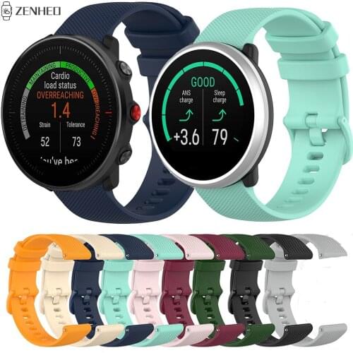 Silicone Watchband For Polar Grit X / Vantage M Replacement Watch Strap For Polar Unite / Ignite 2