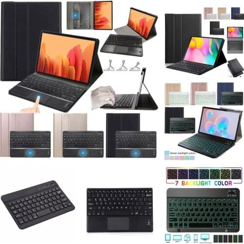Slim Magnetic Bluetooth 7colors Backlight Touch Pad Keyboard Case For Lenovo Tab P11 TB-J606F 11 inch TB-J606 tablet cover Funda