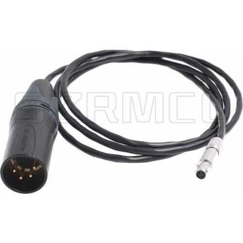 XLR 4 Pin Male to 3 Pin Female Power Cable for Odyssey 7Q 7Q+ 7 Monitor,Apollo Monitor Recorder