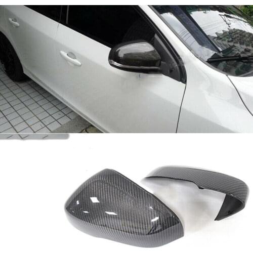 Carbon Fiber Replacement Mirror Covers cap 2pcs for 2011-2015 Volvo S60 s60L