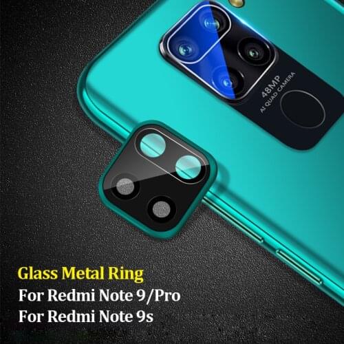 Metal Glass Ring Cover For Xiaomi Redmi Note 10 Pro Full Cover Camera Len Protector For Redmi Note 9 Pro Note 9S Protective Ring
