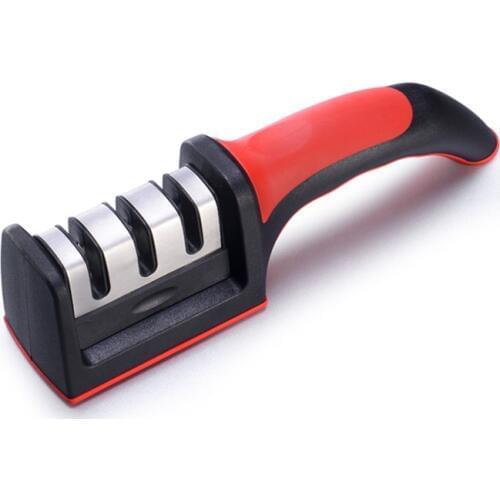 1PC 3 Stages Professional Knife Sharpener Kitchen Sharpening Stone Tungsten Steel and Ceramic Kitchen Knives Accessories