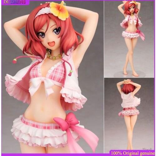 100% Original genuine Love Live! Sunshine!! Maki Nishikino swimsuit Action Figure Anime Figure Model Toys Figure Doll Gift