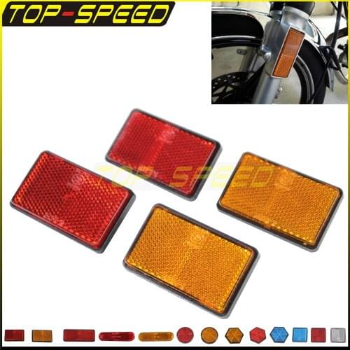2pcs Car Reflective Sticker Motorcycle Door Sticker Decal Warning Tape Reflective Strips 4 Colors Safety Mark Reflector Stickers