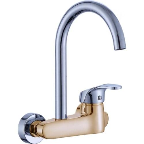 360 Rotation Faucet Chrome Cold and hot Water Power Swivel Kitchen Sink Mixer Tap Single Handle BR-9108