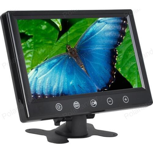 9 Inch Car Monitor for parking Reversing rear view Camera DVD VCR 800 x 480 with remote control DC 12V / 24V TFT LCD display