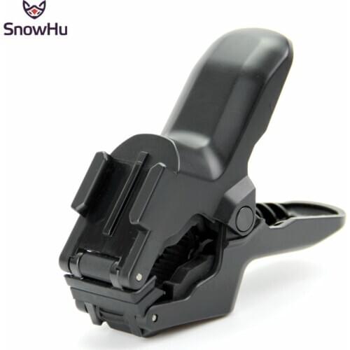 SnowHu Gopro Accessories Jaws Flex Clamp Mount Gopro Hero 9 8 7 6 5 + for yi 4k for sjcam sj4000 sport camera GP153