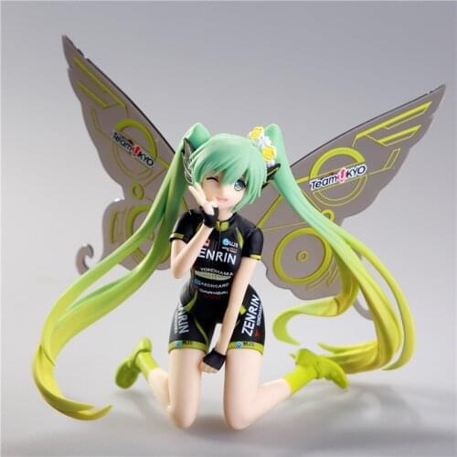 Anime Figure Tony Butterfly Graffiti Racing Team Anime Kneeling Girl Model Figure PVC Action Figure Collection Model Doll Toys