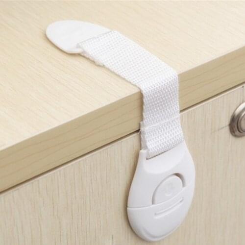 20pieces/lot Cupboard Security Lock Baby Safety Anti-pinching Refrigerator Drawer Child Lock Security Lock