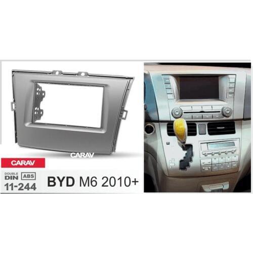 CARAV 11-244 Top Quality Radio Fascia for BYD M6 2010+ Stereo Fascia Dash CD Trim Installation Kit