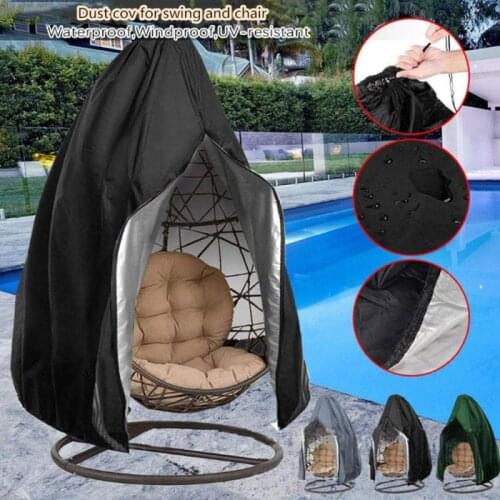 Swing Cover Waterproof Chair Cover Egg Swing Chair Dust Cover Protector Zipper Protective Case Outdoor Hanging Egg Chair Cover