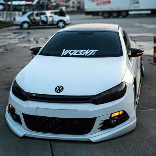 For Volkswagen Scirocco Batman Mirror Cover 2008 2009 2010 2011 2012 2013 2014 2015 2016 2017 Piano Black 2 Pcs. Right-Left