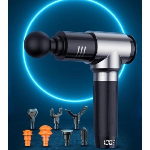 High Frequency Muscle Massage Gun Electric Neck Fascial Gun for Body Massager Relaxation Fitness Muscle Pain Relief
