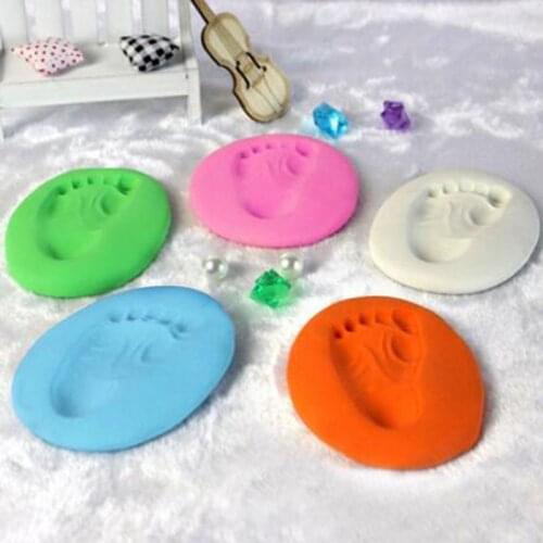 Air Drying Soft Imprint Clay For Baby Kids Handprint Footprint Newborn Celebration Toys Parent-child Fingerprint Imprint Clay