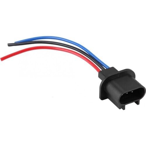 H13 Headlight Headlamp Wiring Adapter Socket Harness Male Head with Cable