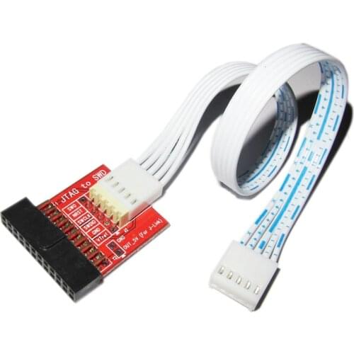 SWD adapter board JTAG interface to SWD Full-function Interface for Use with ARM Emulator