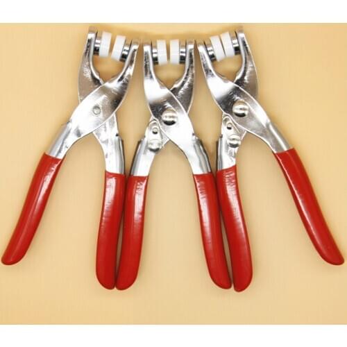Grommet Button Eyelet Setting Cloth Shoe Bag Plier Leather Belt Canvas Household Pincer Setter Rivet Snap Fastener Hand Tool