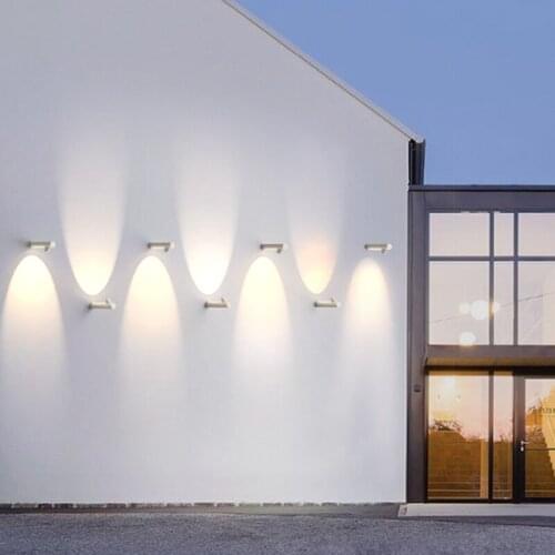 Outdoor LED Wall Lamp Waterproof Wall Washer Lamp Garden Balcony Wall Lamps Staircase Aisle Lamp IP54 Villa Exterior Wall Lighti