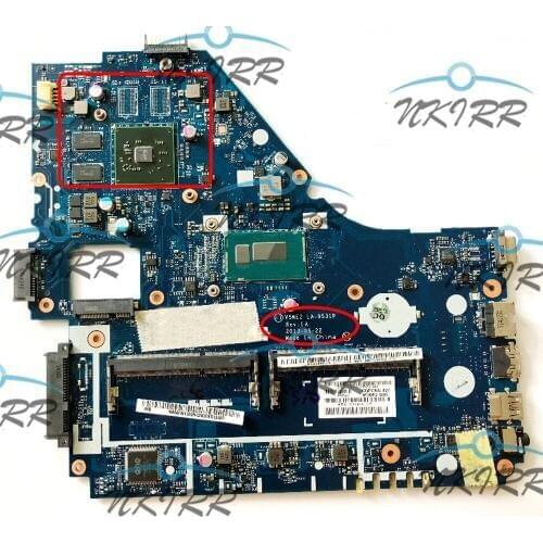 V5WE2 LA-9531P NBMFN1100E DDR3 i3-4010U 1GB Motherboard for Acer Aspire E1-572 E1-572G V5-561G Travelmate P255 P455-M Z5WC2