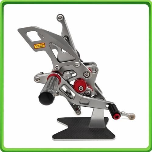 Rearsets rear set footrest foot rest pegs pedal for Suzuki Hayabusa GSX1300R 1999-2000-2001-2002-2003-2004-2005-2006-2007 Gray