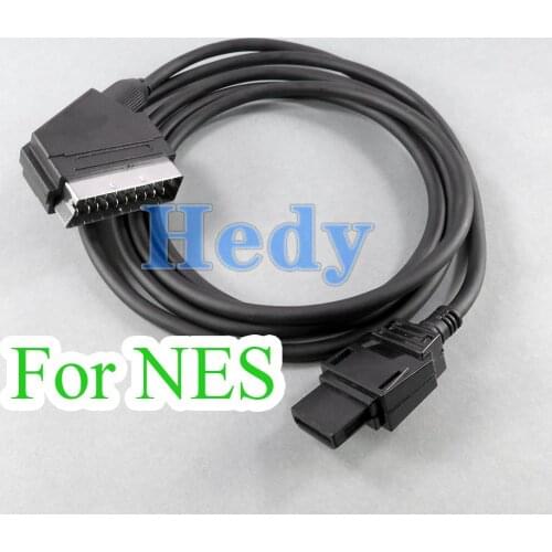 10pcs RGB SCART AV TV Video Game cable Scart Cable For Nintendo Gamecube N64 Console Compatible with NTSC system