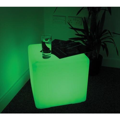 Rechargeable LED Lamp 24keys Remote Control 40*40*40cm Chair SMD 5050 RGB LED Cube Chair Waterproof LED RGB Free Shipping 2pcs