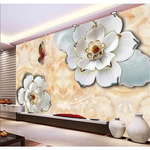 3d wallpaper Home Decoration window mural wallpaper Relief Flower backdrop wallpapers for living room