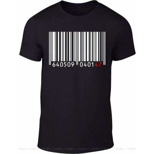 47 Barcode T-Shirt Inspired By Hitman Agent Assassin Game Fast Shipping Light