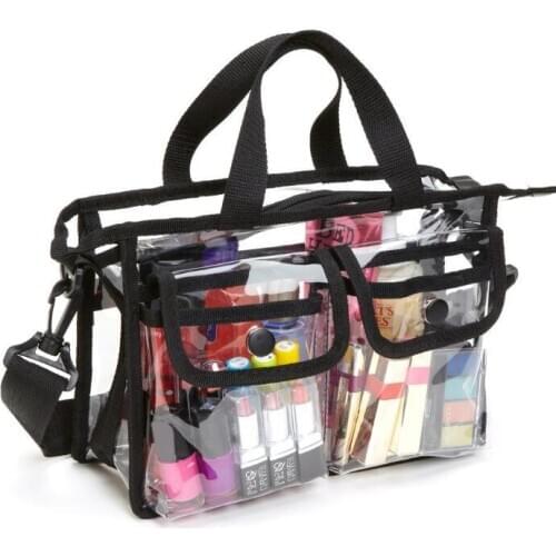 50pcs Women Summer Plastic Shoulder Bag Handbag Travel Tote Cosmetic Beach Toiletry Bath Storage Case#83203